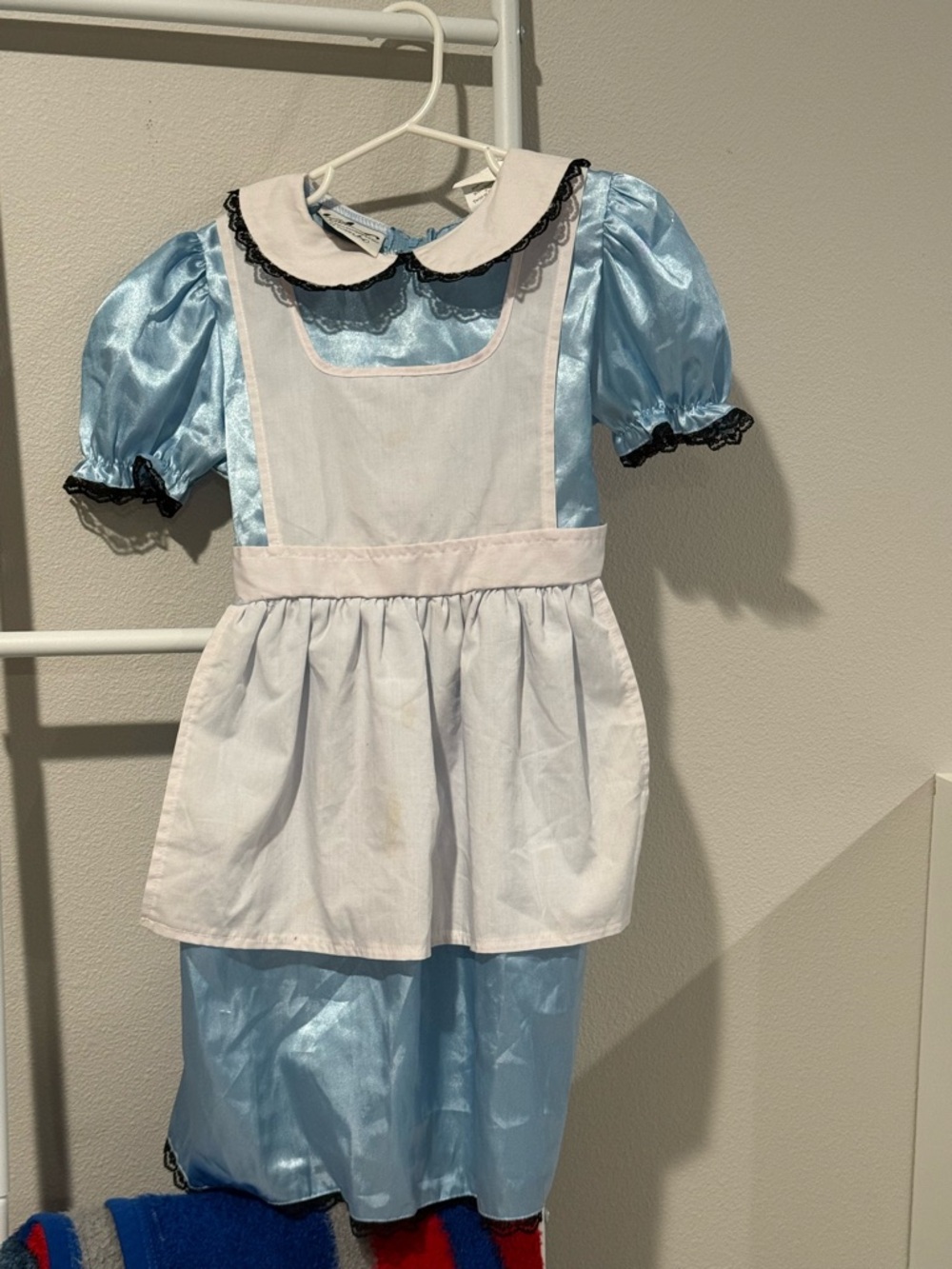 Light Blue Kids Storybook Alice in Wonderland Costume with White Apron